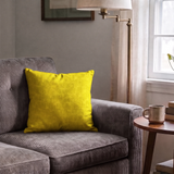 Interlock in Mustard — interlock print, in saturated mustard yellow