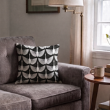 Egret of Joy in Ivory — egret of joy print, in charcoal and black on warm ivory