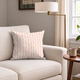 Atomic Stack in Petal — atomic stack print, in white forms on a soft blush pink ground