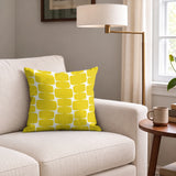 Atomic Bricks in Mustard — atomic bricks print, in saturated mustard yellow with a bone grid