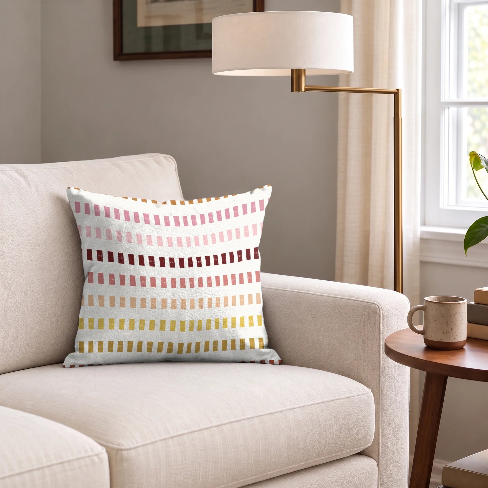 Measured Lines, Warming Trend Fabric