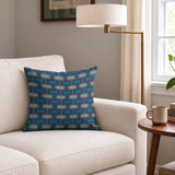 Mod Waves in Big Sur — mod waves print, in deep navy and slate blue, tonal and moody