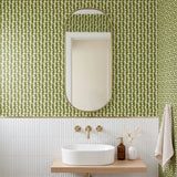 Atomic Stack, Olive Wallpaper