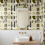 Good Pup Gathering, Birch Wallpaper