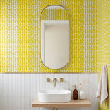Atomic Stack, Mustard Wallpaper