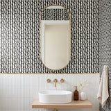 Atomic Stack, Ivory Wallpaper