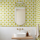 Square Mod, Chartreuse Wallpaper