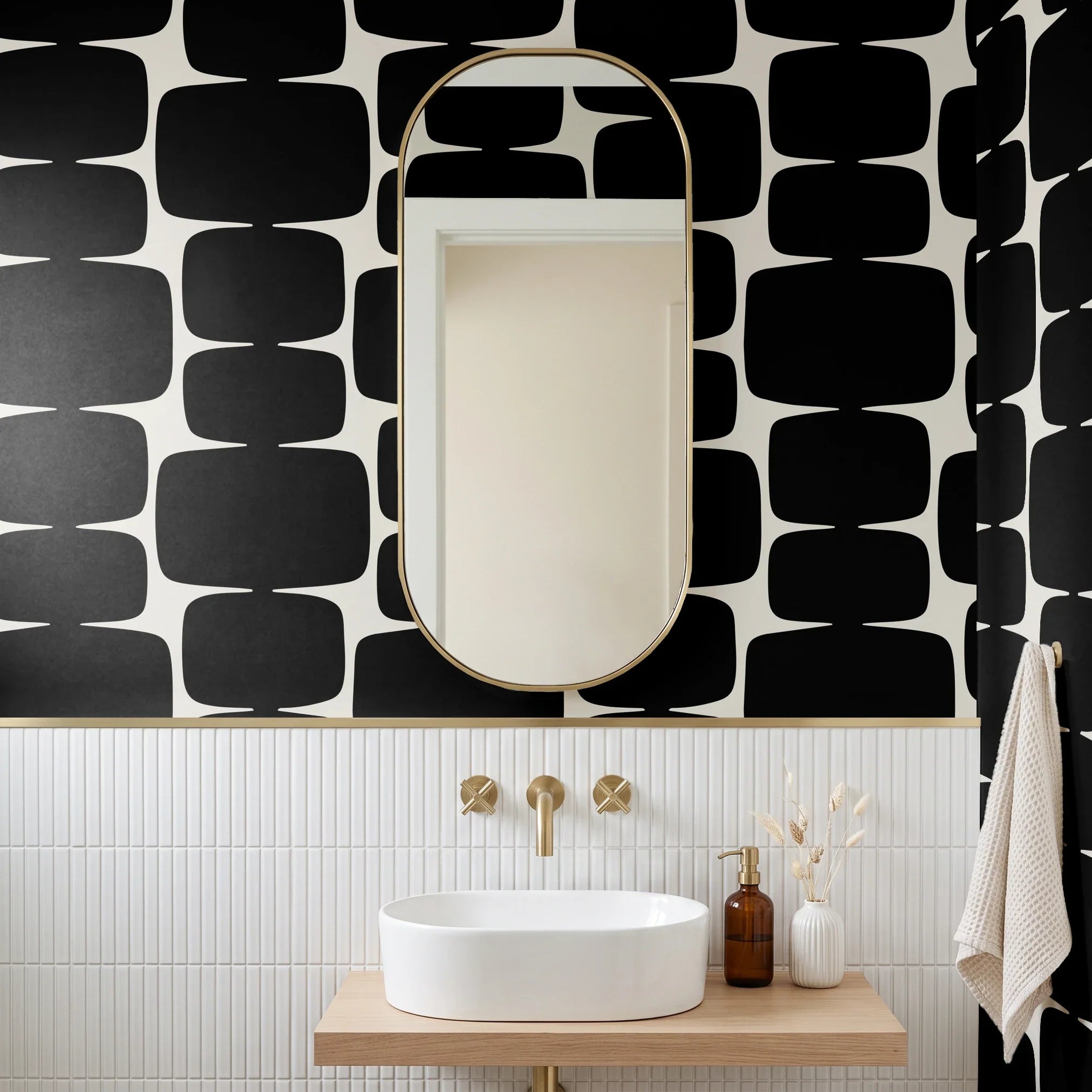 Atomic Bricks, Onyx Wallpaper
