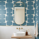 Atomic Bricks, Slate Wallpaper