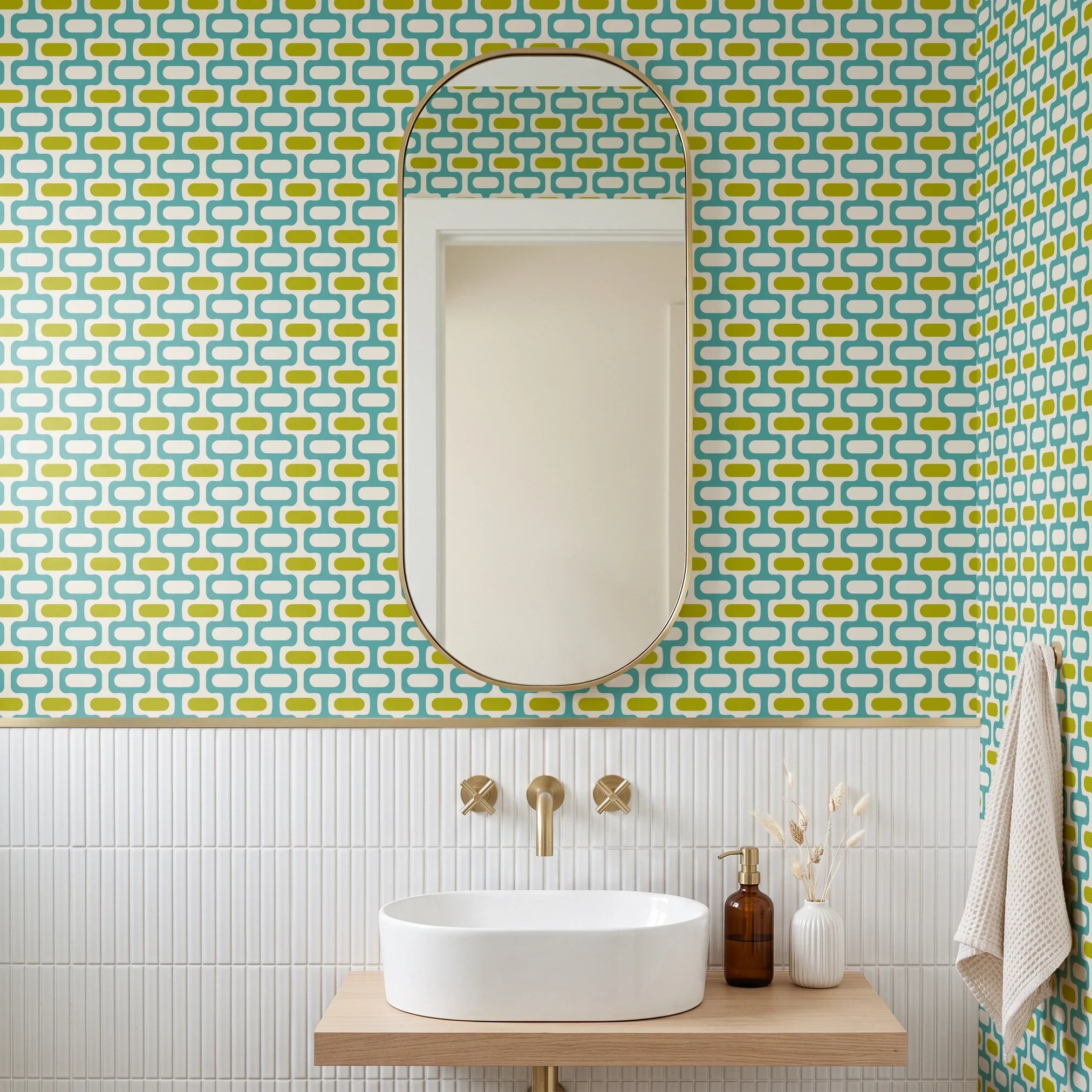 Mod Waves, Los Feliz Wallpaper