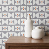 Geometric Martini Mod, Cherry Wallpaper