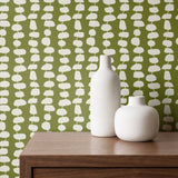 Atomic Stack, Olive Wallpaper