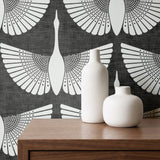 Egret of Joy, Ivory Wallpaper