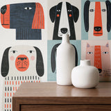 Good Pup Gathering, Poppy Wallpaper
