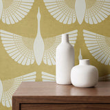 Egret of Joy, Oro Domino Wallpaper
