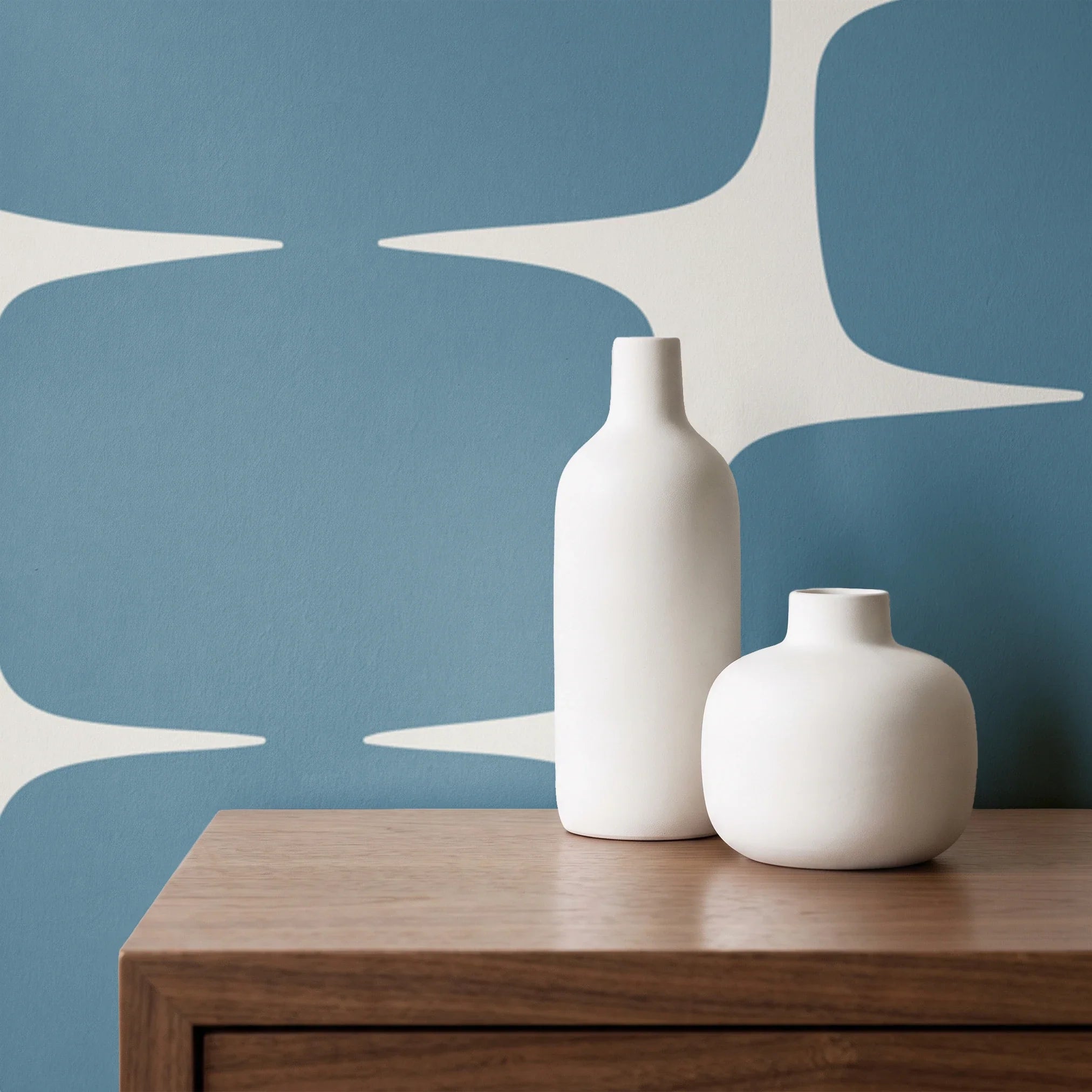 Atomic Bricks, Slate Wallpaper
