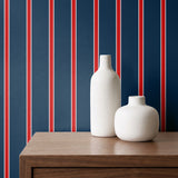 Mod Stripes, Regiment Wallpaper