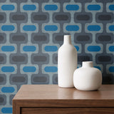 Mod Waves, Pacific Heights Wallpaper
