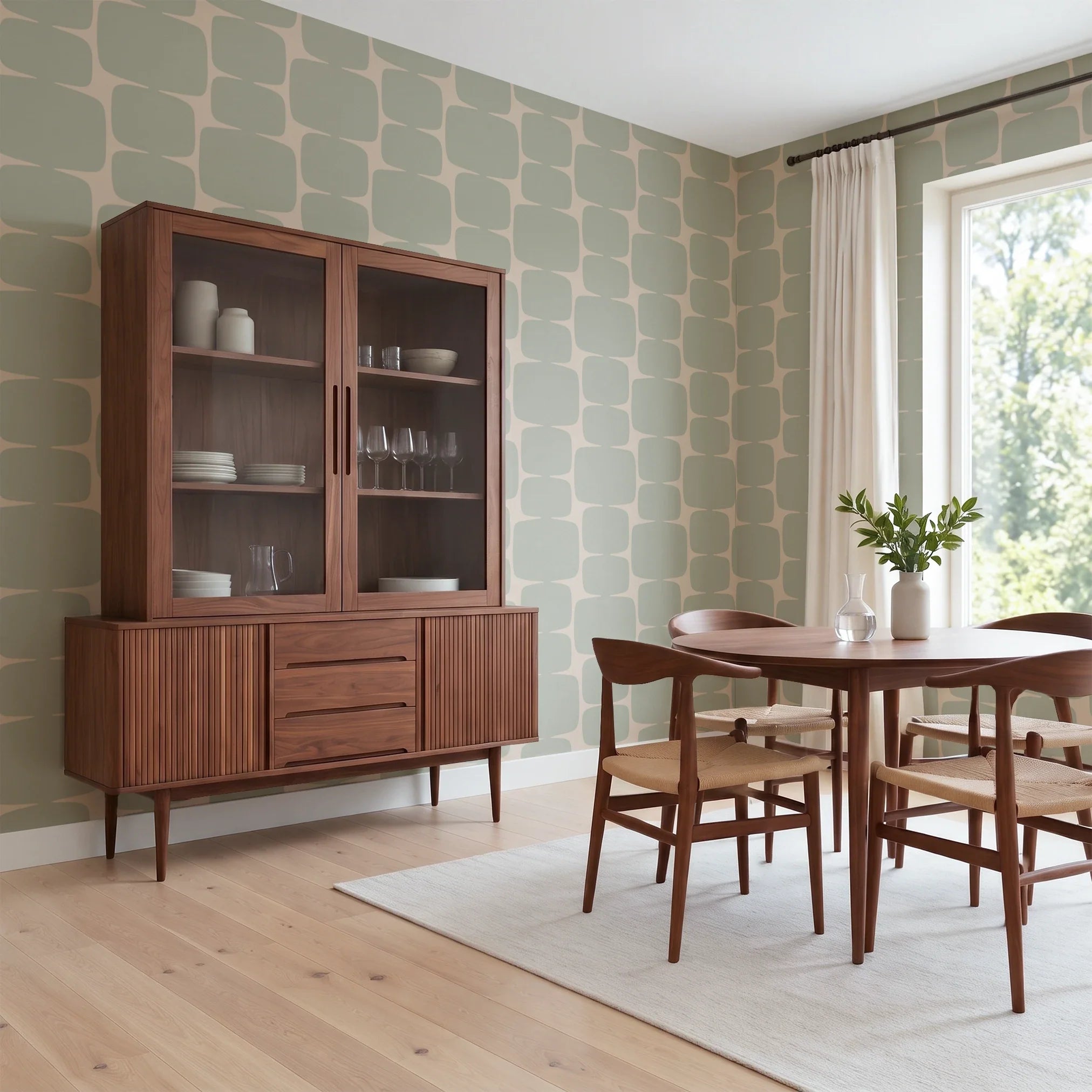 Atomic Bricks, Mint Wallpaper