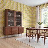 Square Mod, Yellow Wallpaper