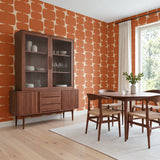 Atomic Bricks, Persimmon Wallpaper