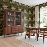 Twilight Grove, Olive Wallpaper