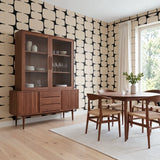 Atomic Bricks,  Ivory Wallpaper