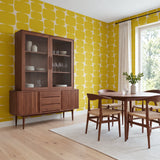 Atomic Bricks, Mustard Wallpaper