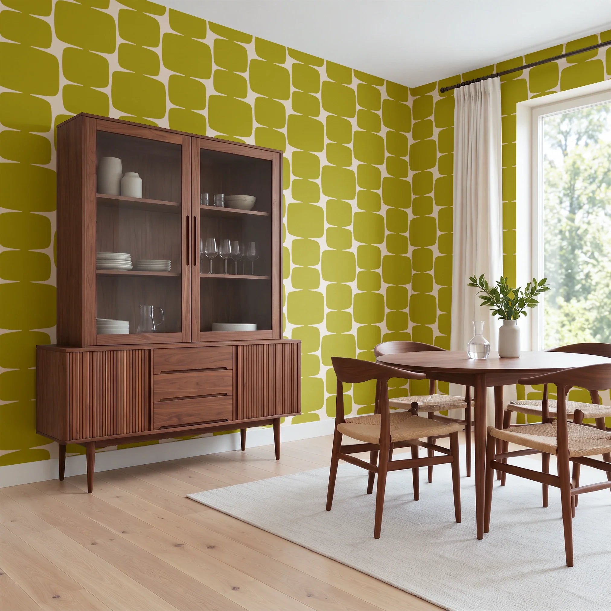 Atomic Bricks, Avocado Wallpaper