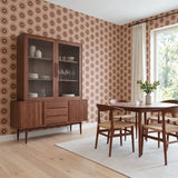 Retro Sunburst, Petal Wallpaper