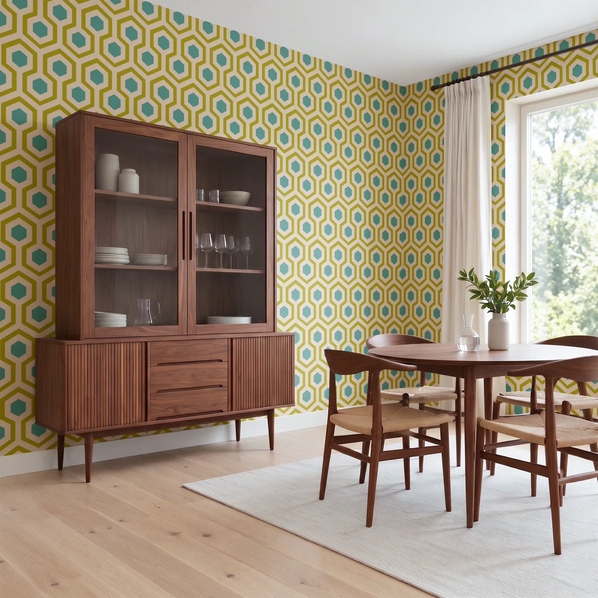 Hexacore, Chartreuse Wallpaper