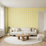 Square Mod, Yellow Wallpaper