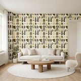 Good Pup Gathering, Birch Wallpaper