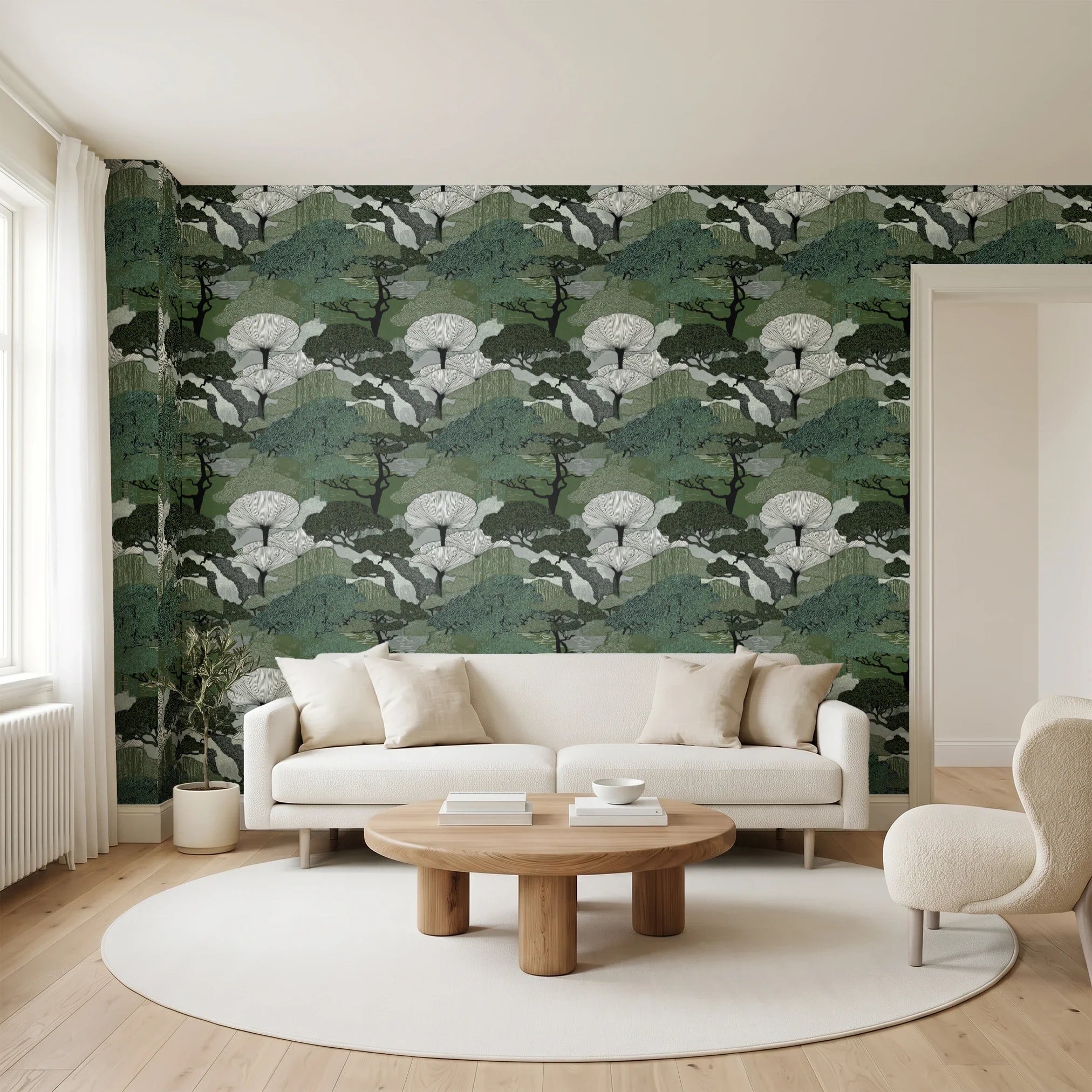 Twilight Grove, Moss Wallpaper