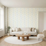 Retro Starburst, Bone Wallpaper