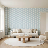 Retro Sunburst, Slate Wallpaper