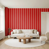 Offset Stripes, Firecracker Wallpaper