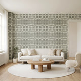 Owl Assembly, Gray Wallpaper