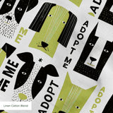 Adopt Me Mid Mod Dog, Avocado, Small Fabric
