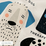 Good Dogs Club, Slate Fabric