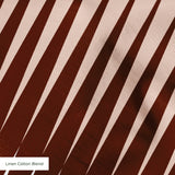 Parallax in Amalfi — parallax print, in copper and chocolate brown shading to cream
