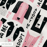 Adopt Me Mid Mod Dog, Petal, Small Fabric