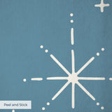 Retro Starburst, Slate Wallpaper