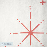 Retro Starburst, Petal Wallpaper