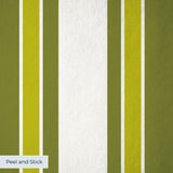 Mod Stripes, Avocado Wallpaper