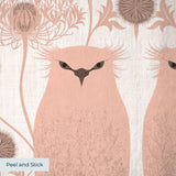Owl Assembly, Petal Wallpaper