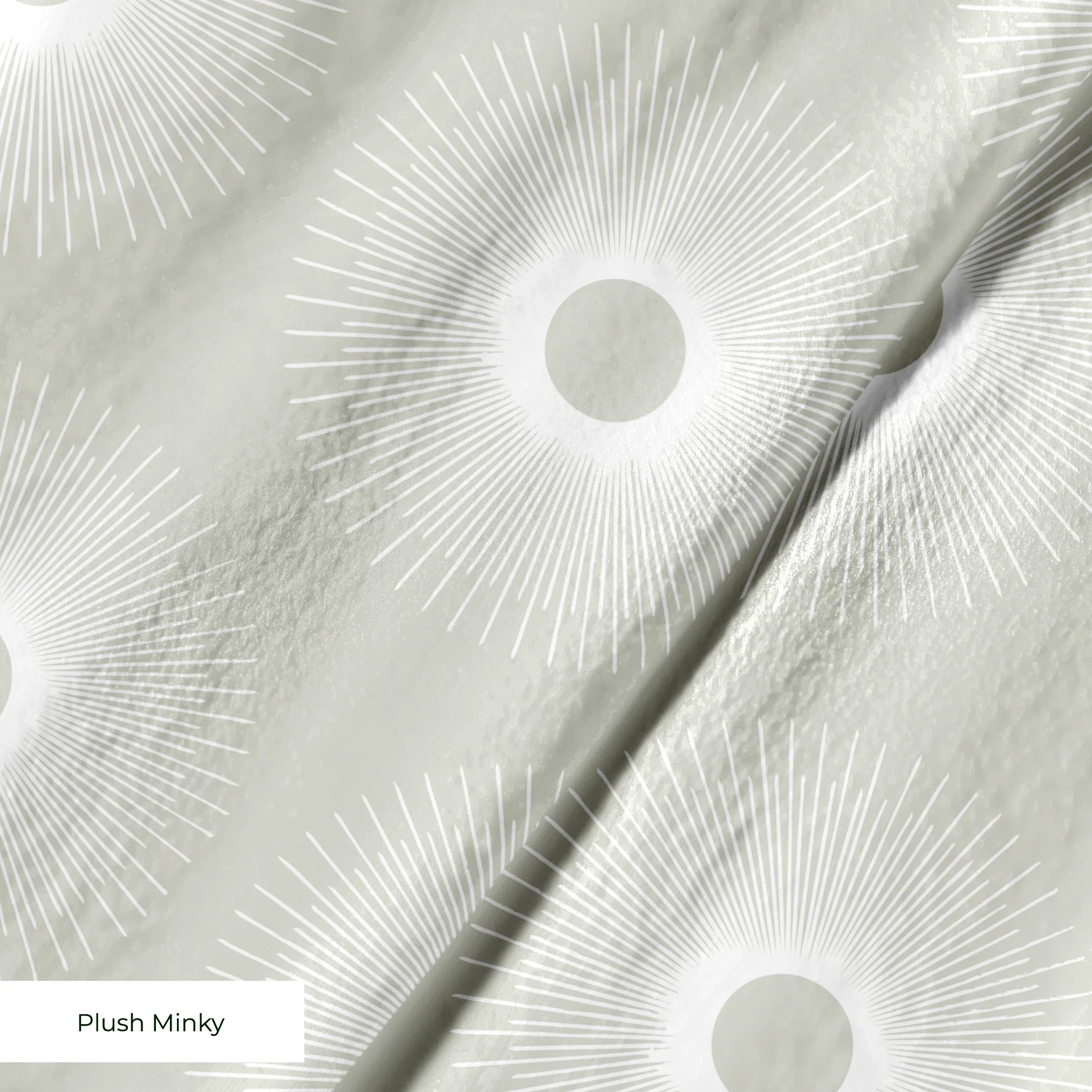 Retro Sunburst in Taupe — retro sunburst print, in warm taupe and sand with a pale center
