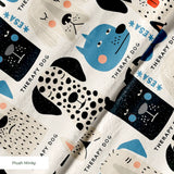 Good Dogs Club, Slate Fabric
