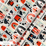 Rescued & Ready, Persimmon, Small Fabric