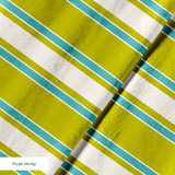 Mod Stripes, Chartreuse Fabric